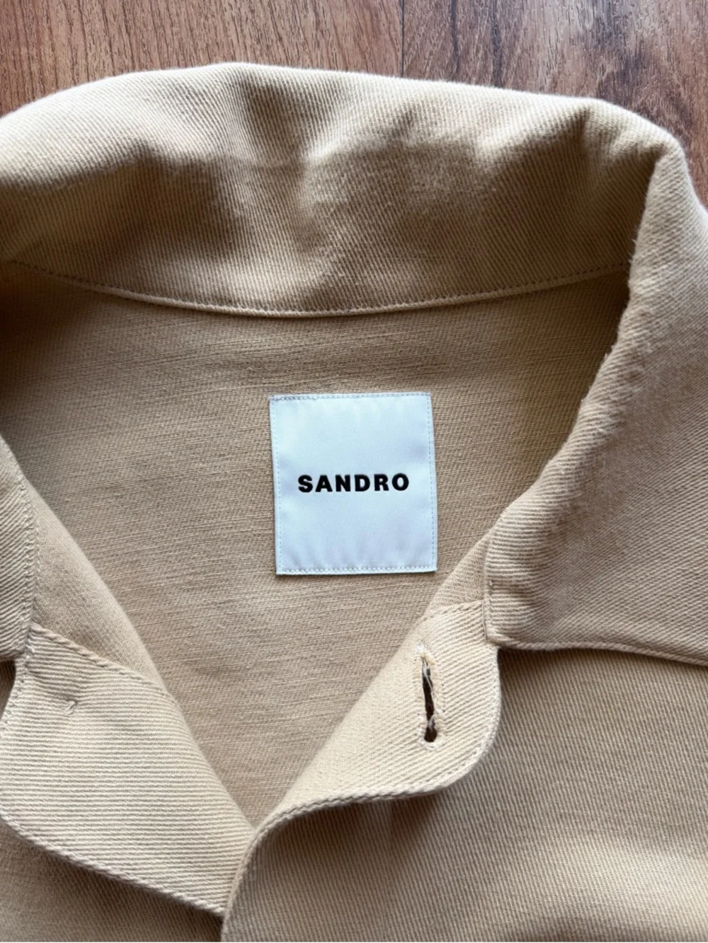 Sandro Twill Solid Worker Jacket - Picture 3 of 11